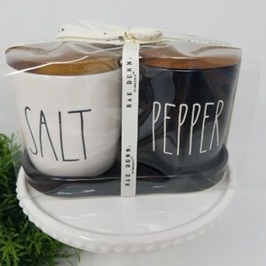 Ray Dunn Salt & Pepper Cellar w/Holder